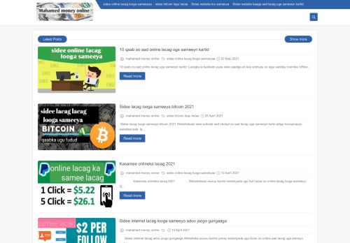 mahamed money online