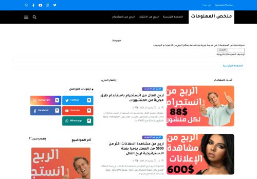 ملخص المعلومات