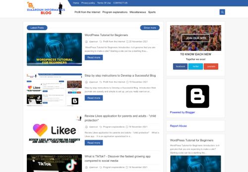 Djaaroun Informatics Blog