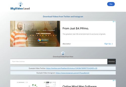 تحميل فيديو تويتر و انستقرام