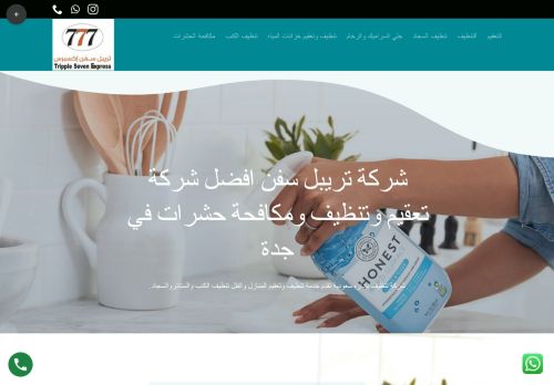 تريبل سفن لخدمات التنظيف والتعقيم ومكافحة الحشرات بجدة