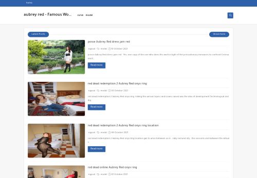 aubrey red - Famous Women and Girls