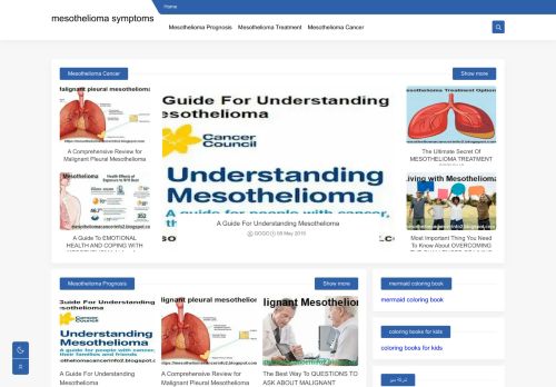 mesothelioma symptoms