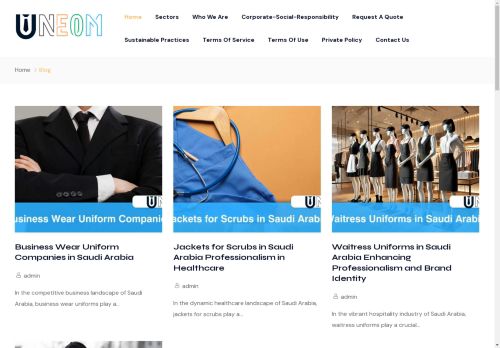 Uneom for Uniforms in saudi