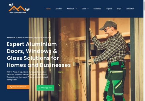 glass partition bathroom