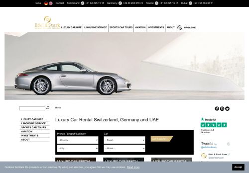 Edel & Stark لتأجير السيارات الفارهة