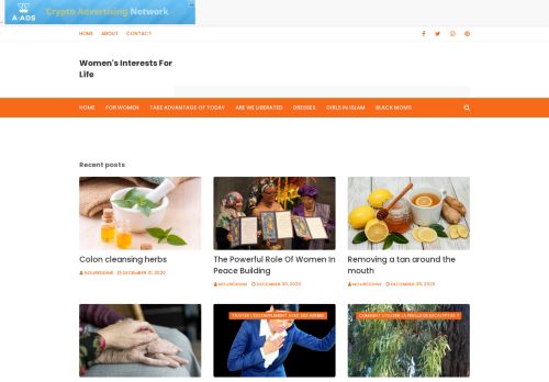 Women's Interests For Life