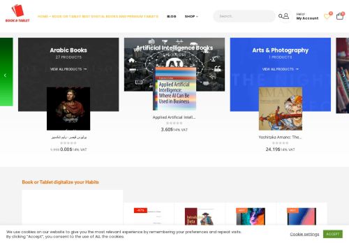 book or tablet Store