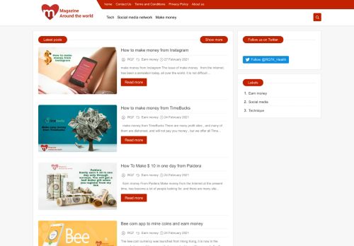 Magazine around the world